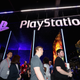 Fans line up at Sony’s booth during E3 2018.